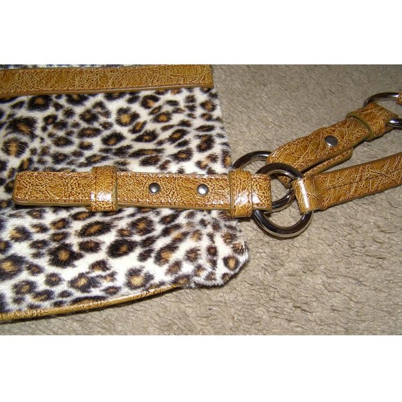 EUC Leopard Print Faux fur bag by SABINA NEW YORK - Picture 10 of 12